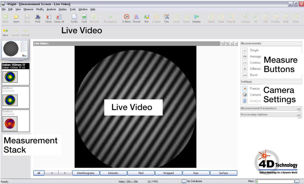 4Sight Analysis Software - 4D Technology