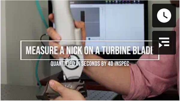 Measure and qualify a blade knick, in under 45 seconds