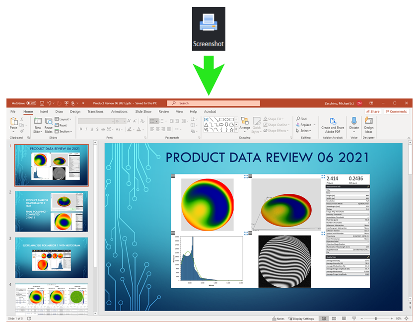 4Sight Focus - easy export to Microsoft PowerPoint