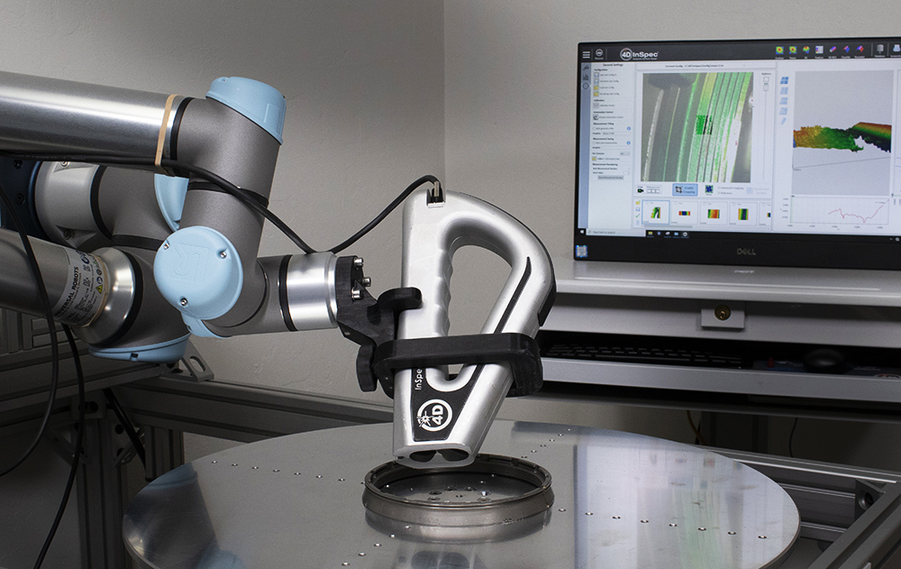 4Di InSpec AT for automated measurement of surface defects and surface features such as edge break, chamfers, radii