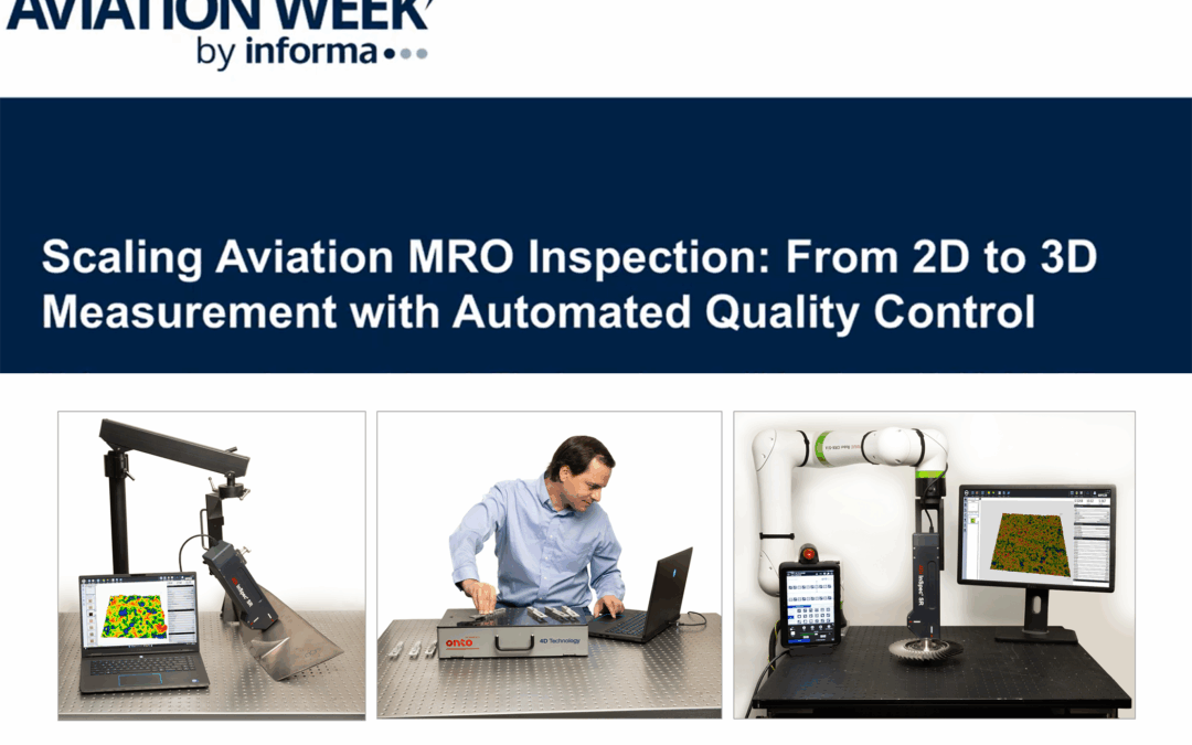 Webinar: Scaling Aviation MRO Inspection: From 2D to 3D Measurement with Automated Quality Control